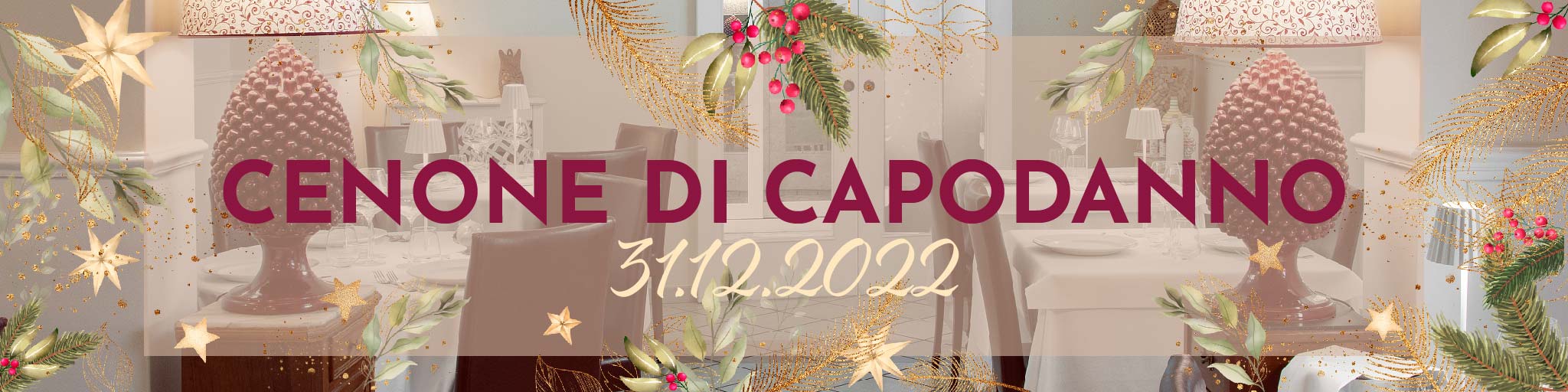 Trascorri con noi le festività natalizie. - Prenota il tuo cenone di Capodanno- chiama al  +39 0832 246274